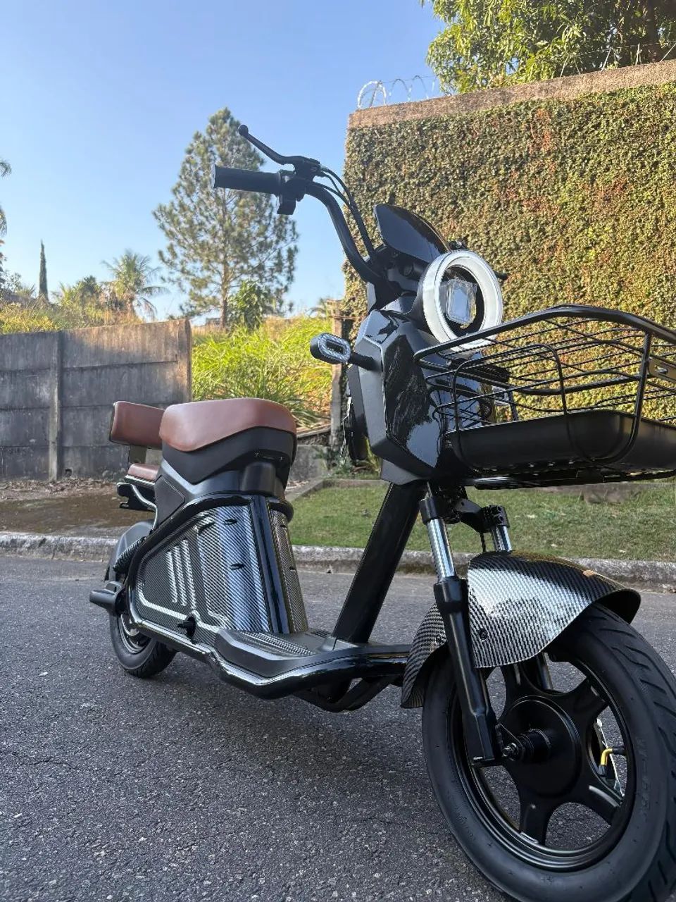 Bike elétrica scooter wd2 1.000w lítio potente zero km