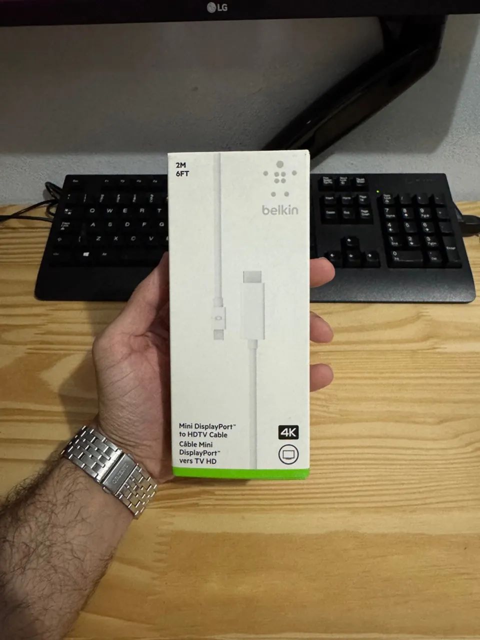 Cabo Mini DisplayPort para HDTV Belkin 4K 2M