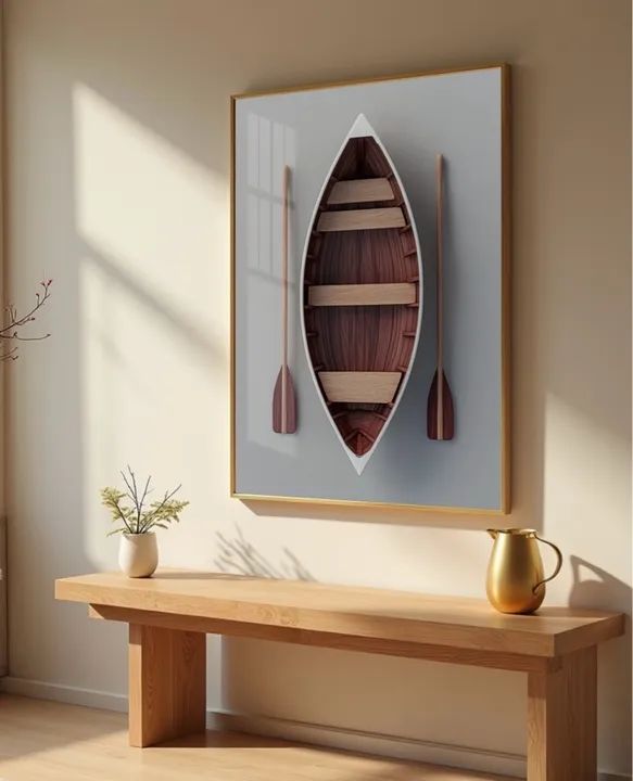 Quadro Decorativo Paisagem Marítima - Foto 4