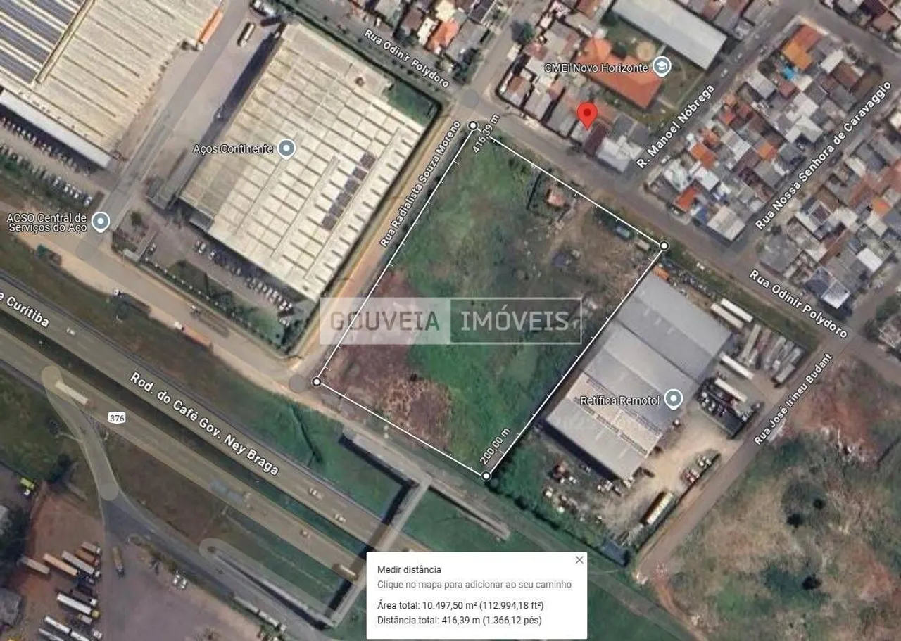 Área com 10.536 m², à venda por R$ 10.500.000 - Sítio Cercado, Curitiba (PR) - ZS-2