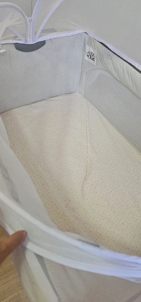 Berço portátil com mosquiteiro - Foto 4