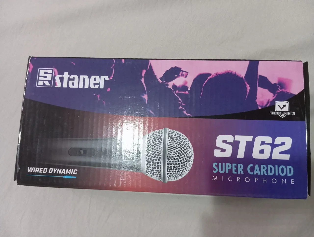 Microfone Staner ST62 Super Cardióide - Novo!