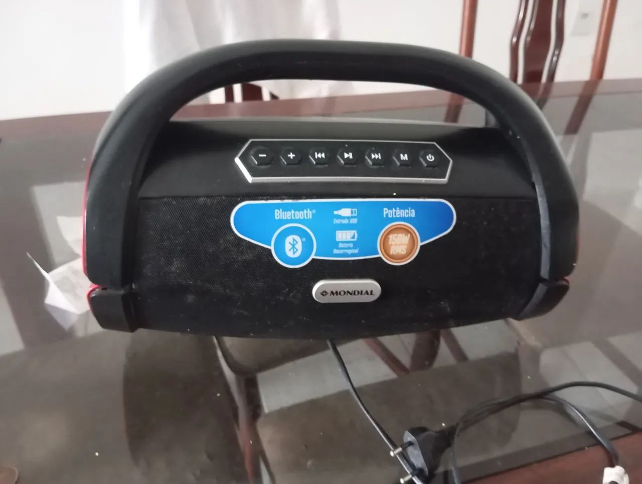 Caixa de Som Bluetooth Mondial 150W RMS