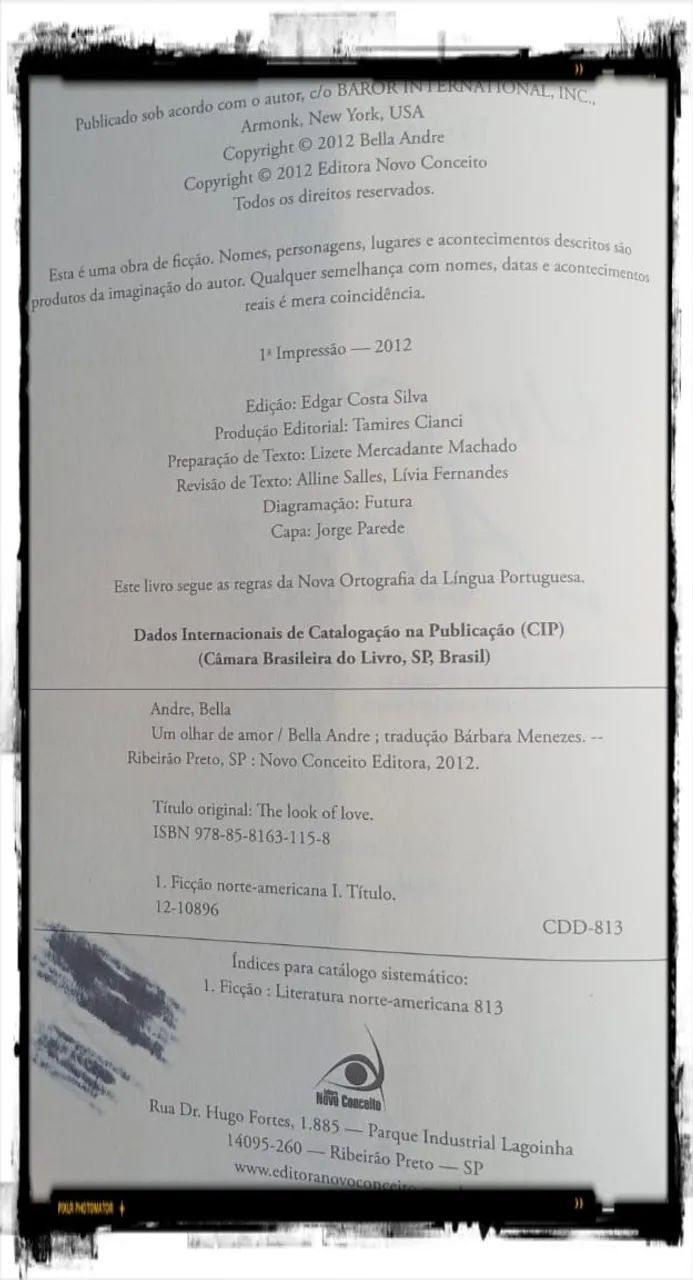 Livro: Um olhar de amor - Foto 3