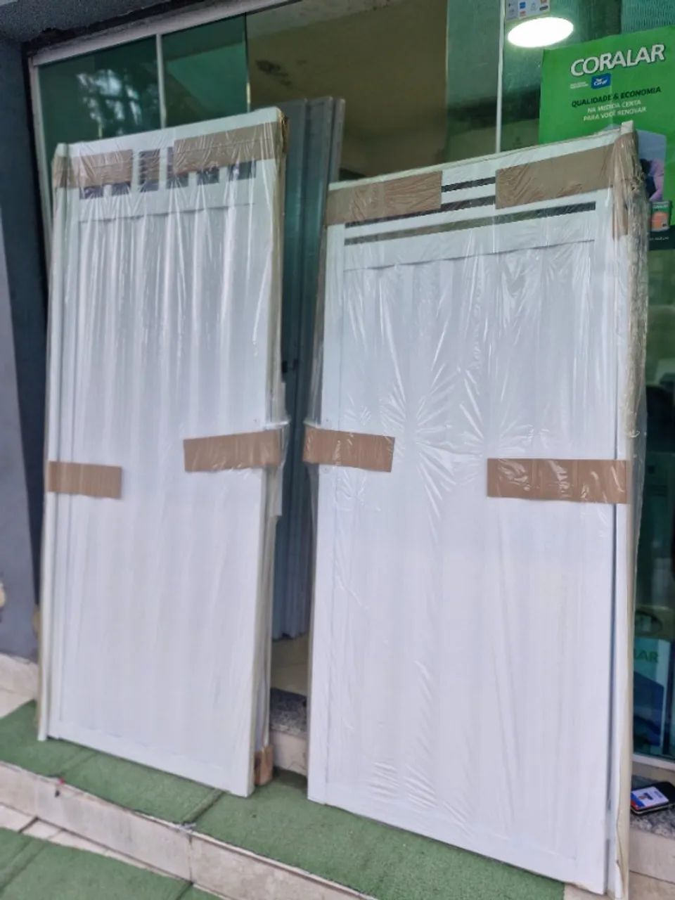 Portão social búzios galvanizado completo 64840841446402122