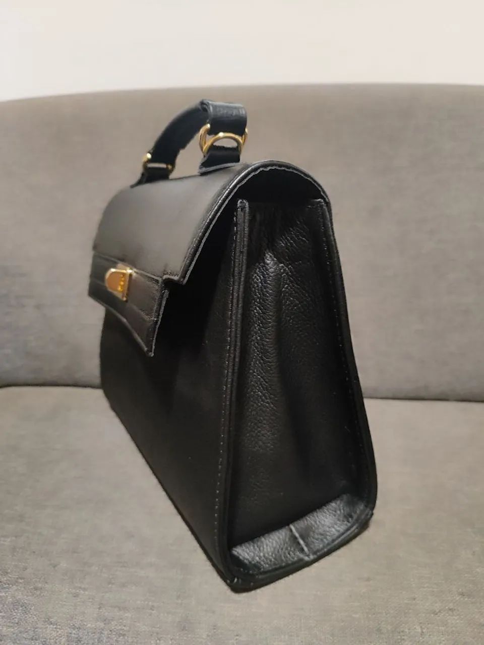 Bolsa Kely em couro legítimo  - Foto 3
