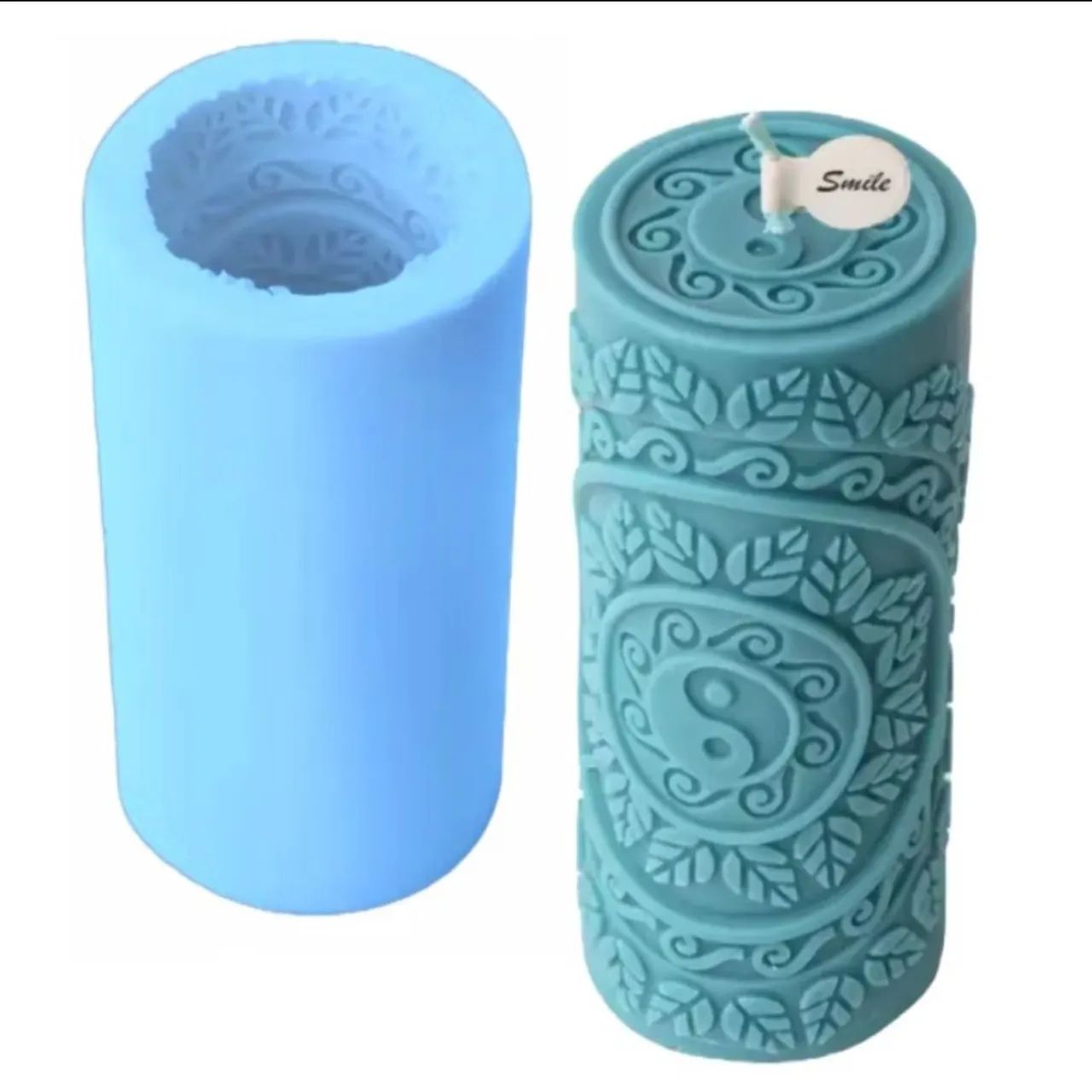 2 Moldes M e 1 molde P velas decorativas - Foto 2