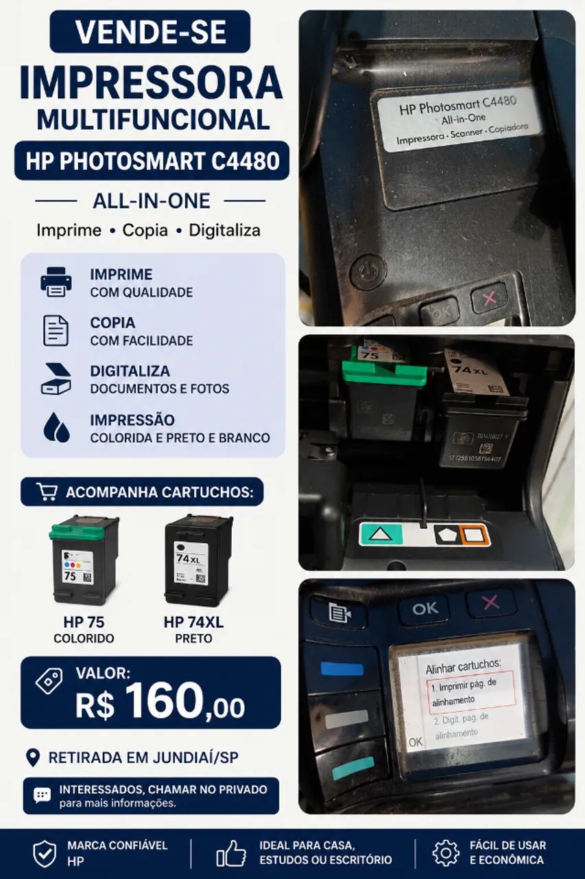 ? impressora Hp multifuncional 