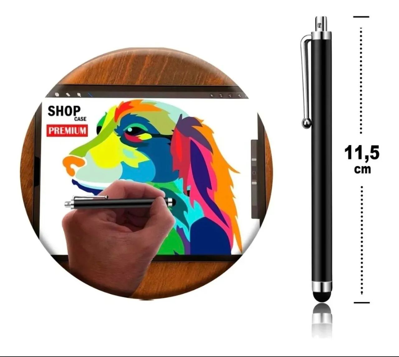 Capa Giratória tablet Galaxy A8 11 polegadas + Película e caneta touch - Foto 4