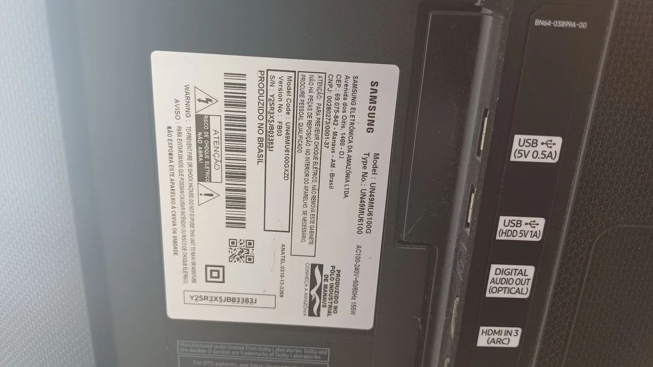 SMARTV'S Samsung 58 e 50 polegadas Retirada de Peças - Foto 4