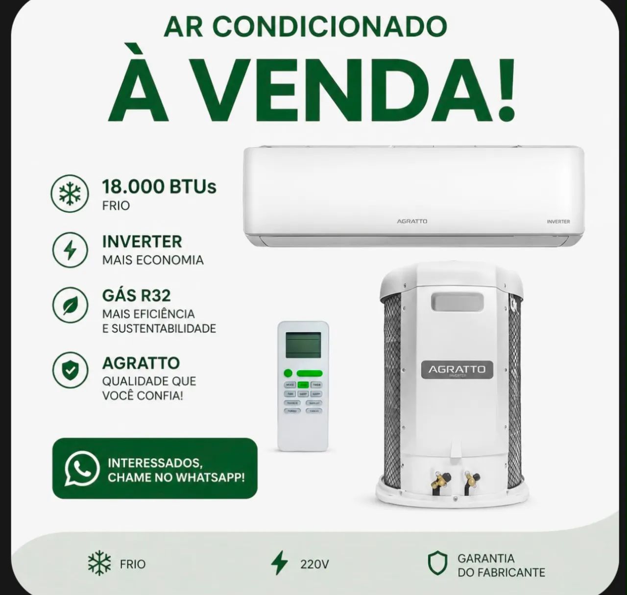 Ar Condicionado Novo - Foto 2