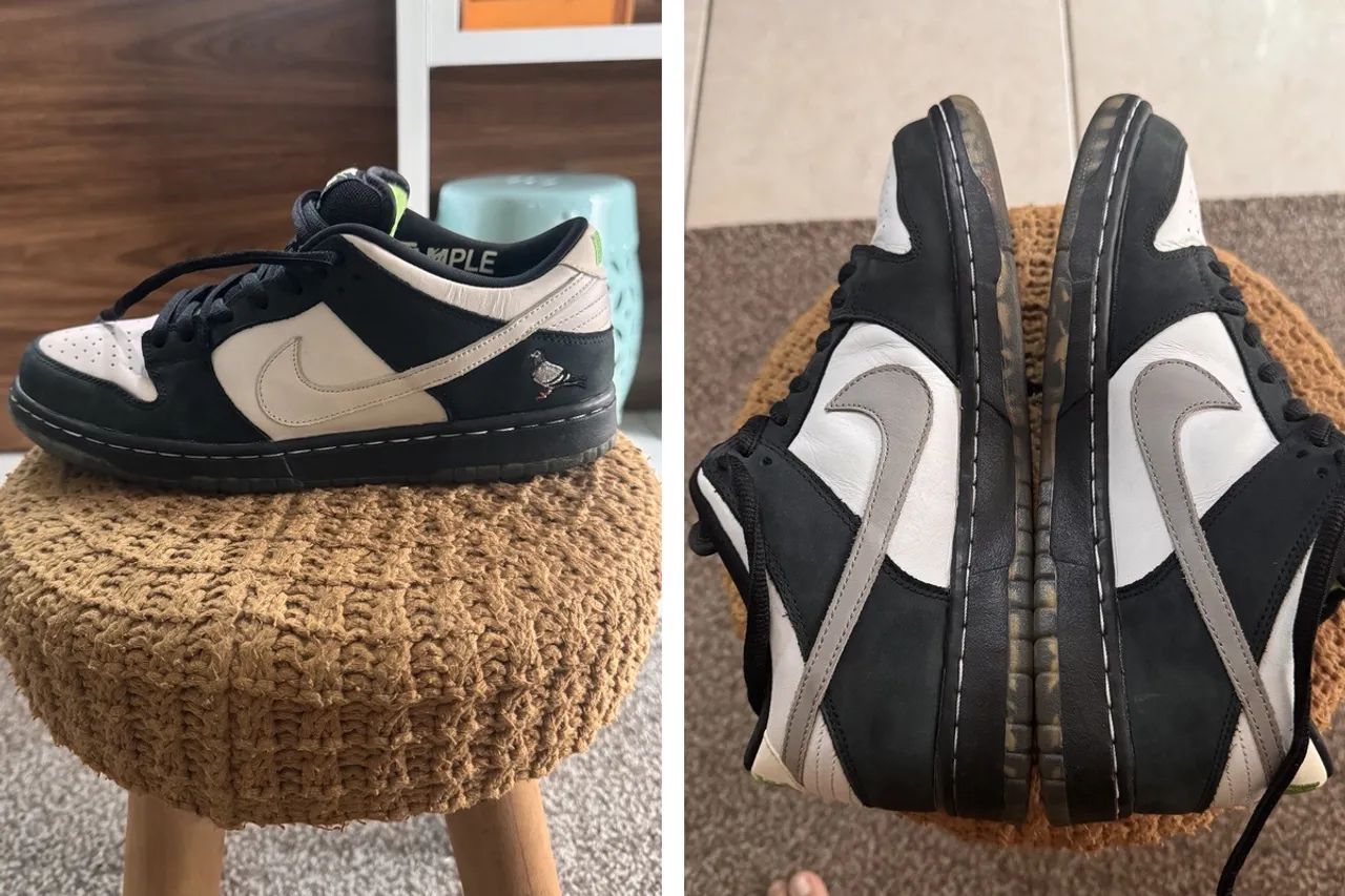 Nike SB Dunk Staple Panda Pigeon - Foto 3