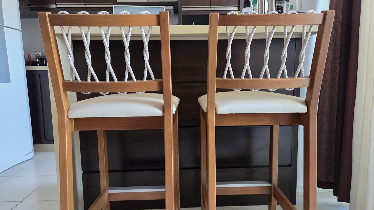 2 Banquetas estofadas - Foto 4