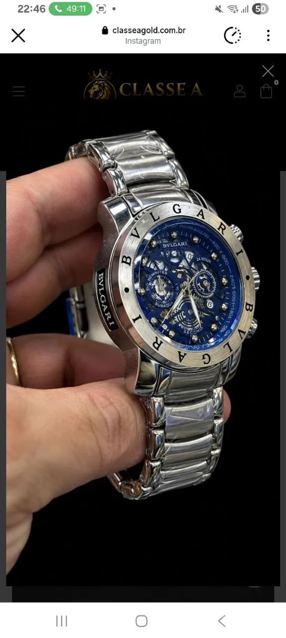 Relógio masculino Bvlgari  - Foto 2