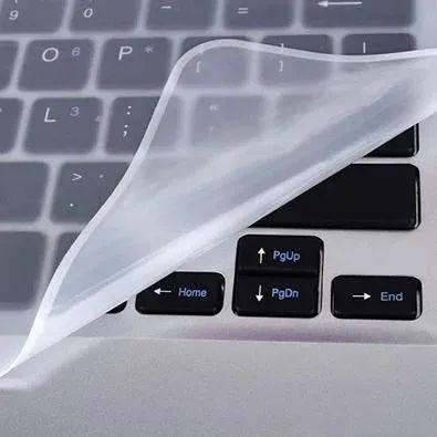 protetor de teclado de notebook silicone branco - Foto 2