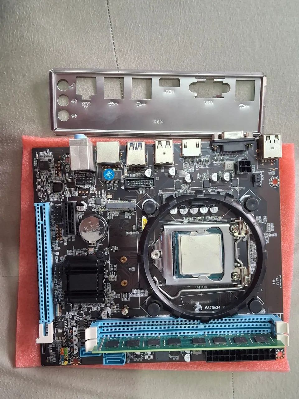 Kit I5-4570, placa mãe BMBH81, 1 pente de ram ddr3 (8gb) e cooler 65 tdp - Foto 3
