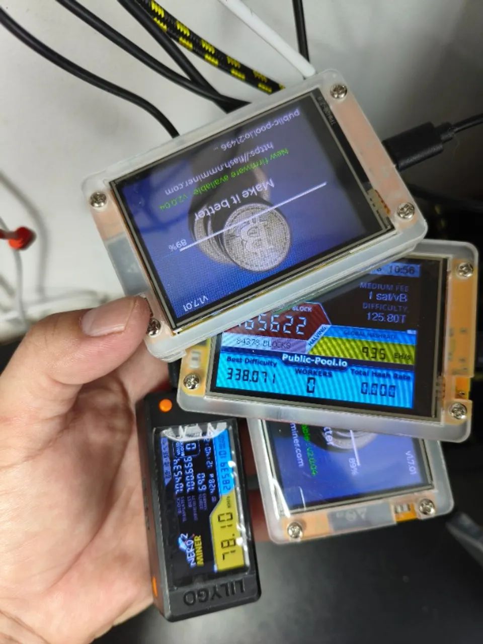 NerdMiner NMMiner Miner BTC Bitcoin - Foto 3