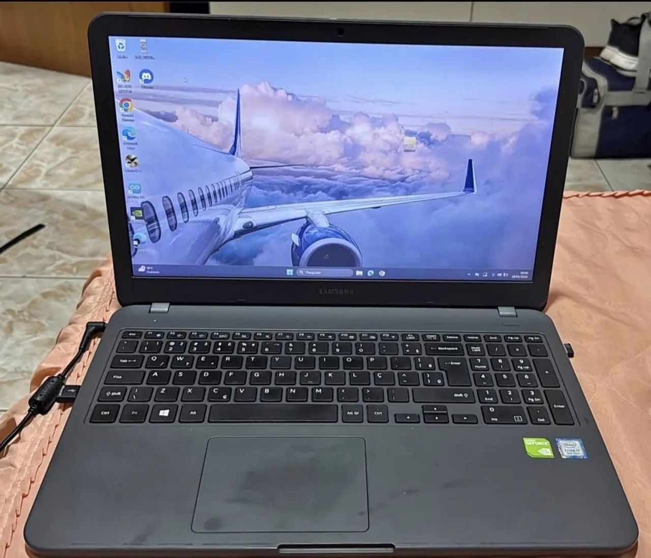 Notebook Samsung i7 8 geração com Ge force mx110