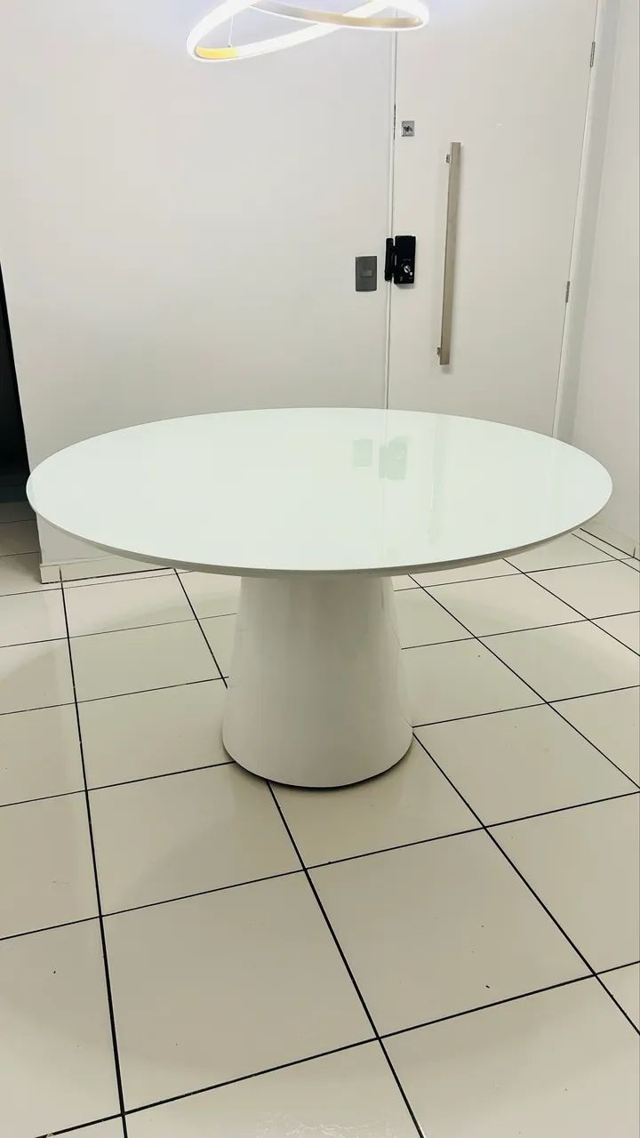 Mesa Branca Laqueada  - Foto 5