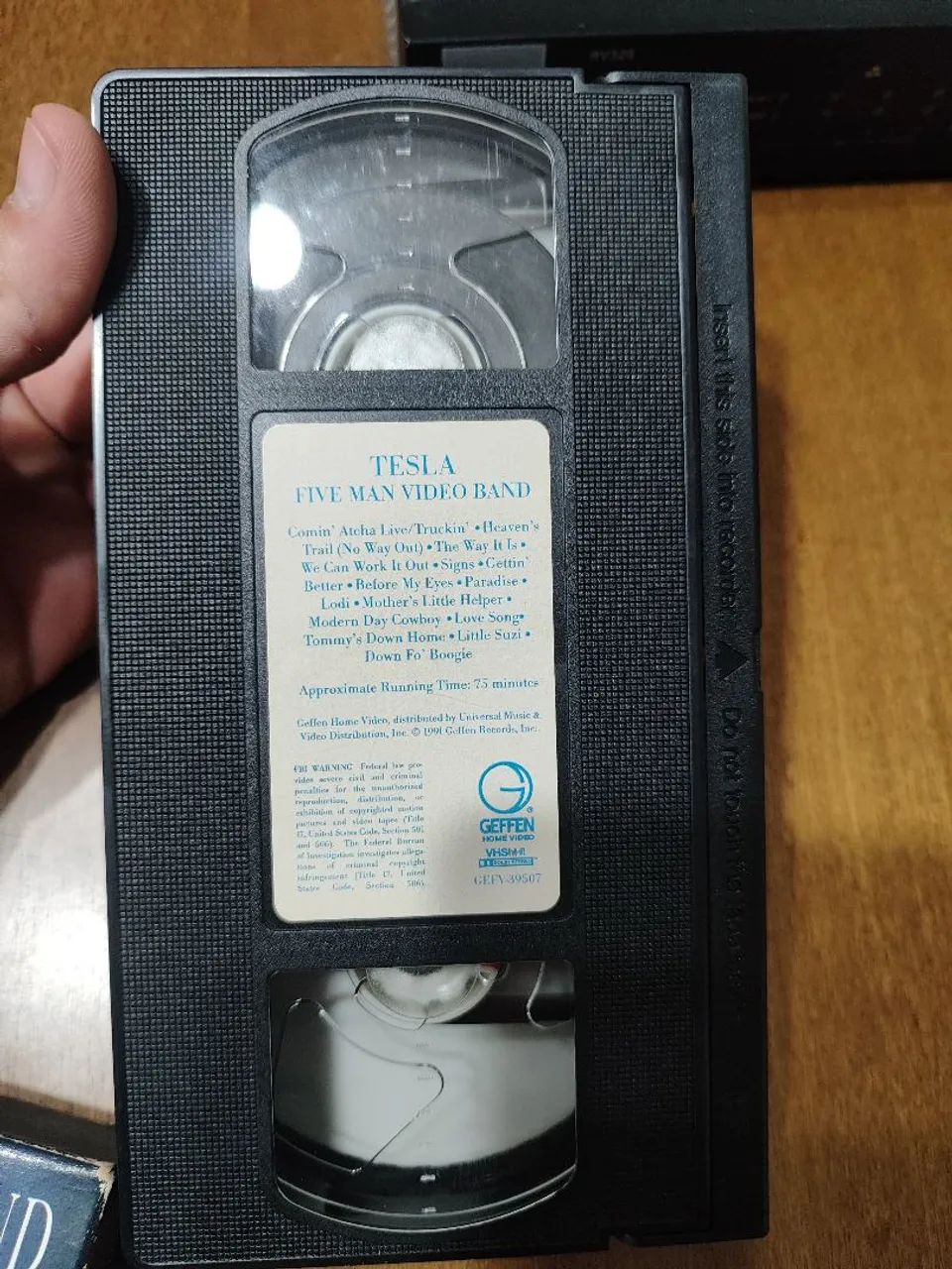 VHS Tesla Five Man Vídeo Band - Foto 3