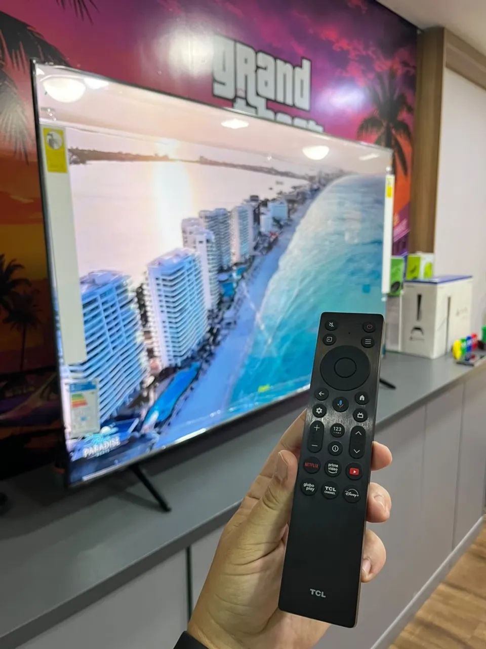 Televisão 65 polegadas nova aberta - entrego na sua casa 