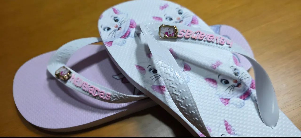 Chinelo com pingente 39/40 - Foto 2