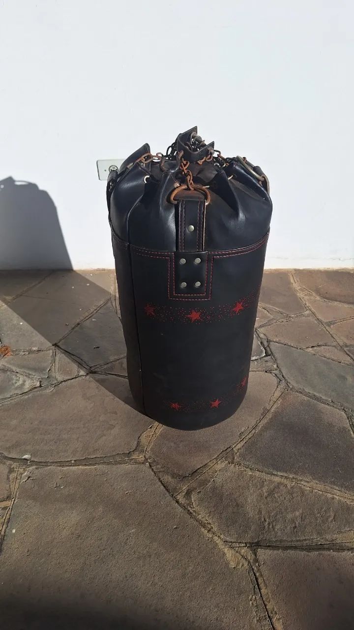 Saco de pancadas 50 com enchimento  boxe muay thai