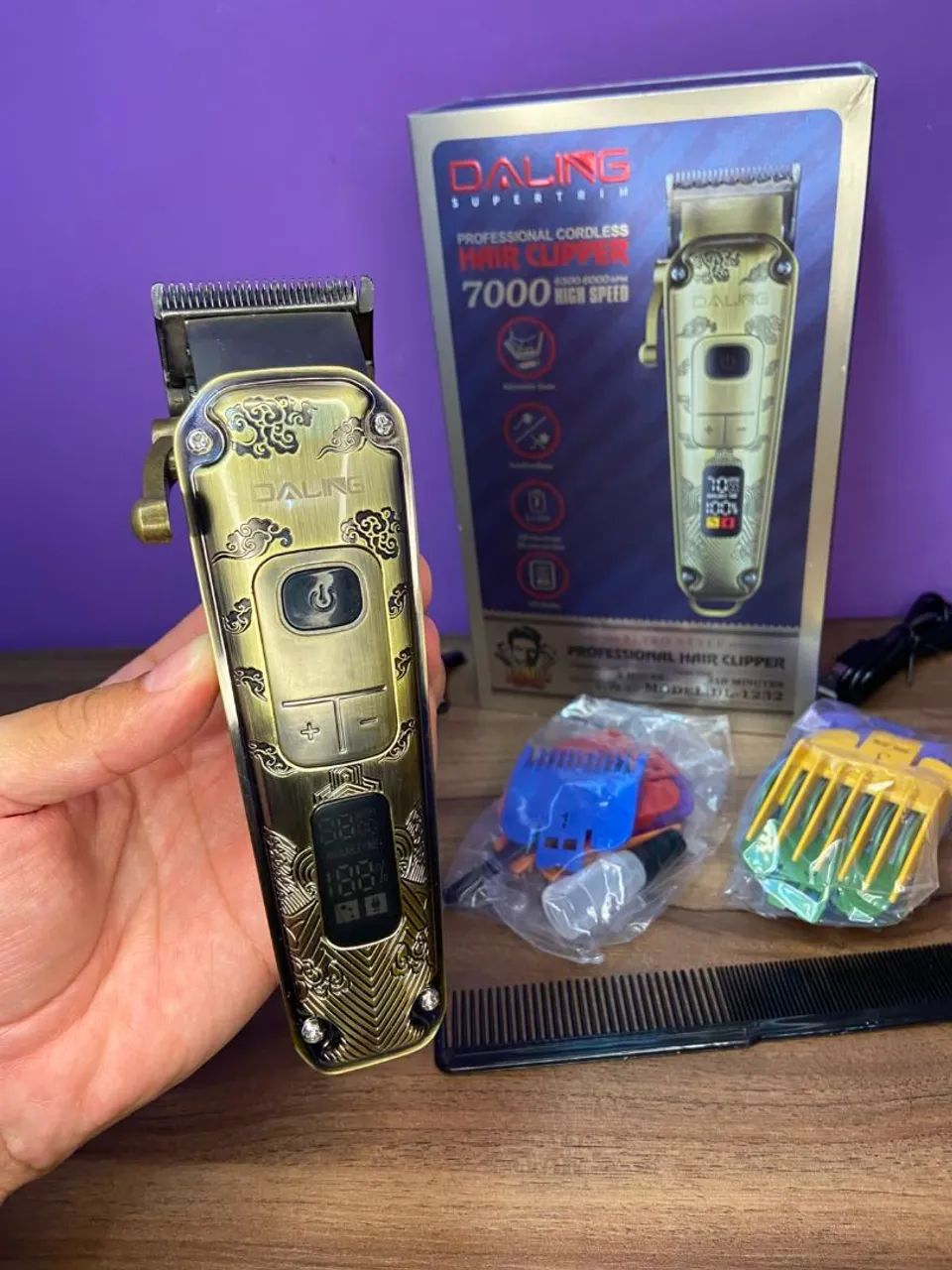 MÁQUINA DE CORTAR CABELO DALING SUPER TRIM DL-1232