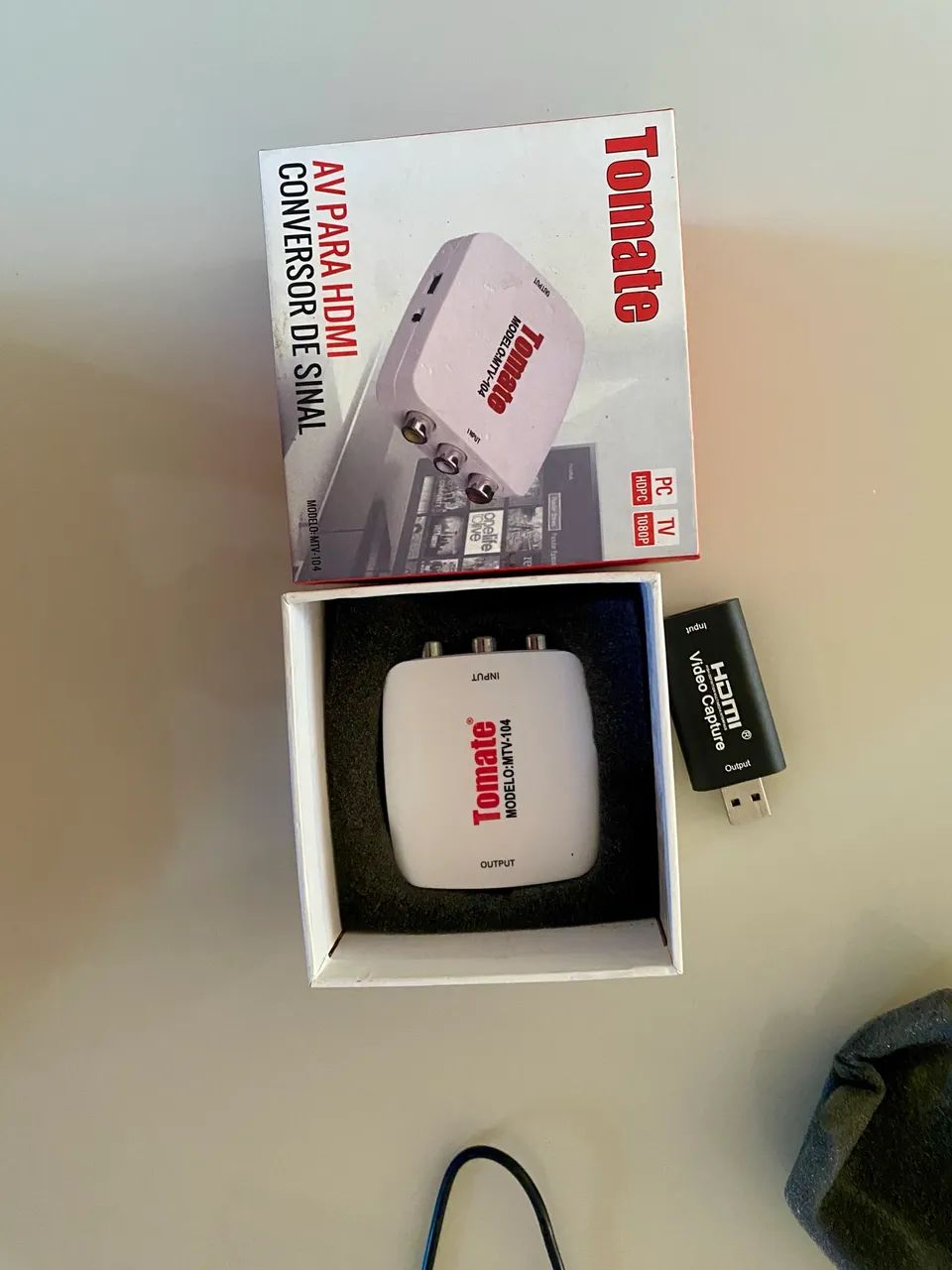 CONVERSOR AV/TV PARA HDMI e VIDEOCAPTURE