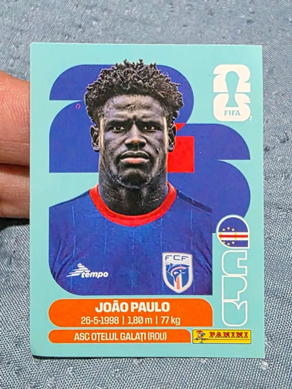 Figurinha da Copa de 2026