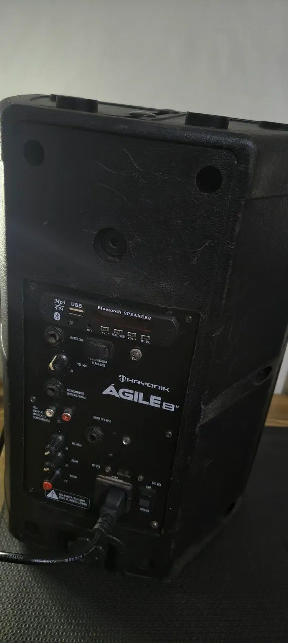 Caixa amplificada defeito