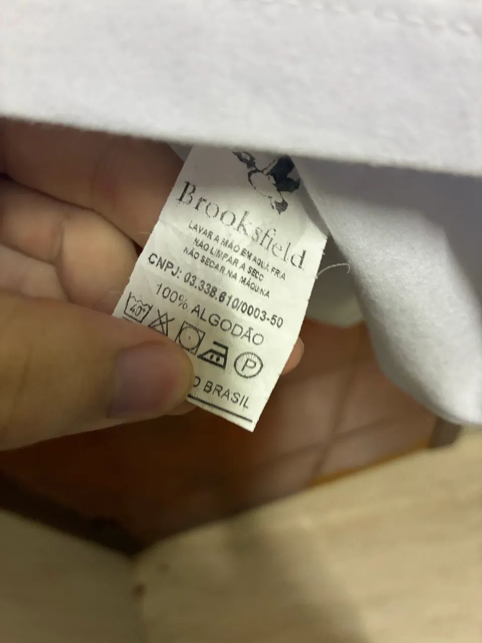 Camisa brooksfield Branca Basica - Foto 4