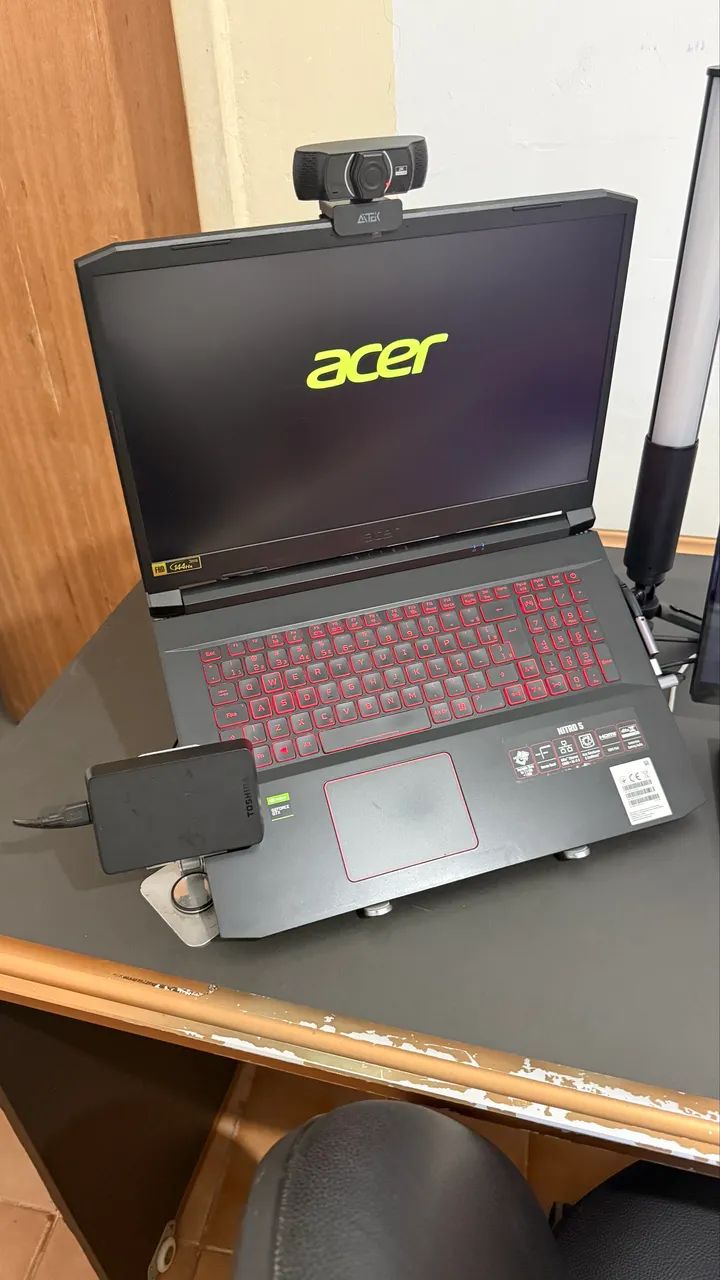 Notebook Gamer - Acer Nitro 5 impecável  - Foto 4