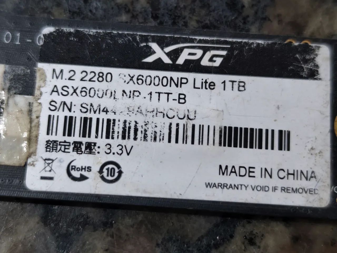 SSD 1tb adata saúde 100%