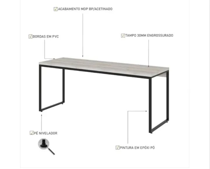 Mesa de Escritório ou Estudo - Foto 2