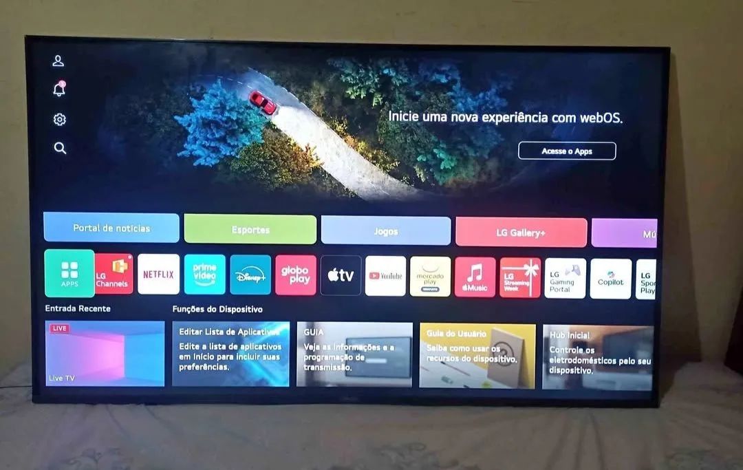 Tv 32 smart LG 4k Wi-Fi,Bluetooth,espelhamento Smartphones tudo funcionando 