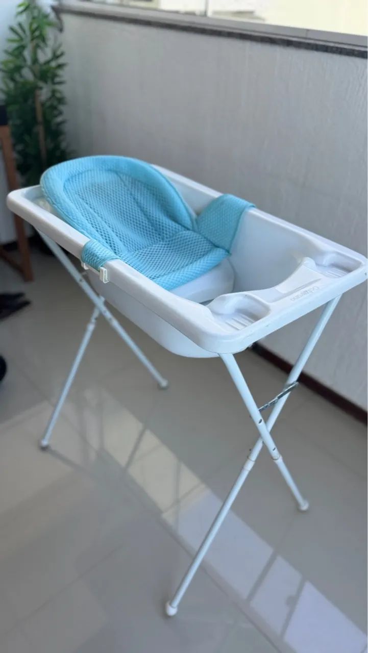 Banheira bebê com base e encosto 