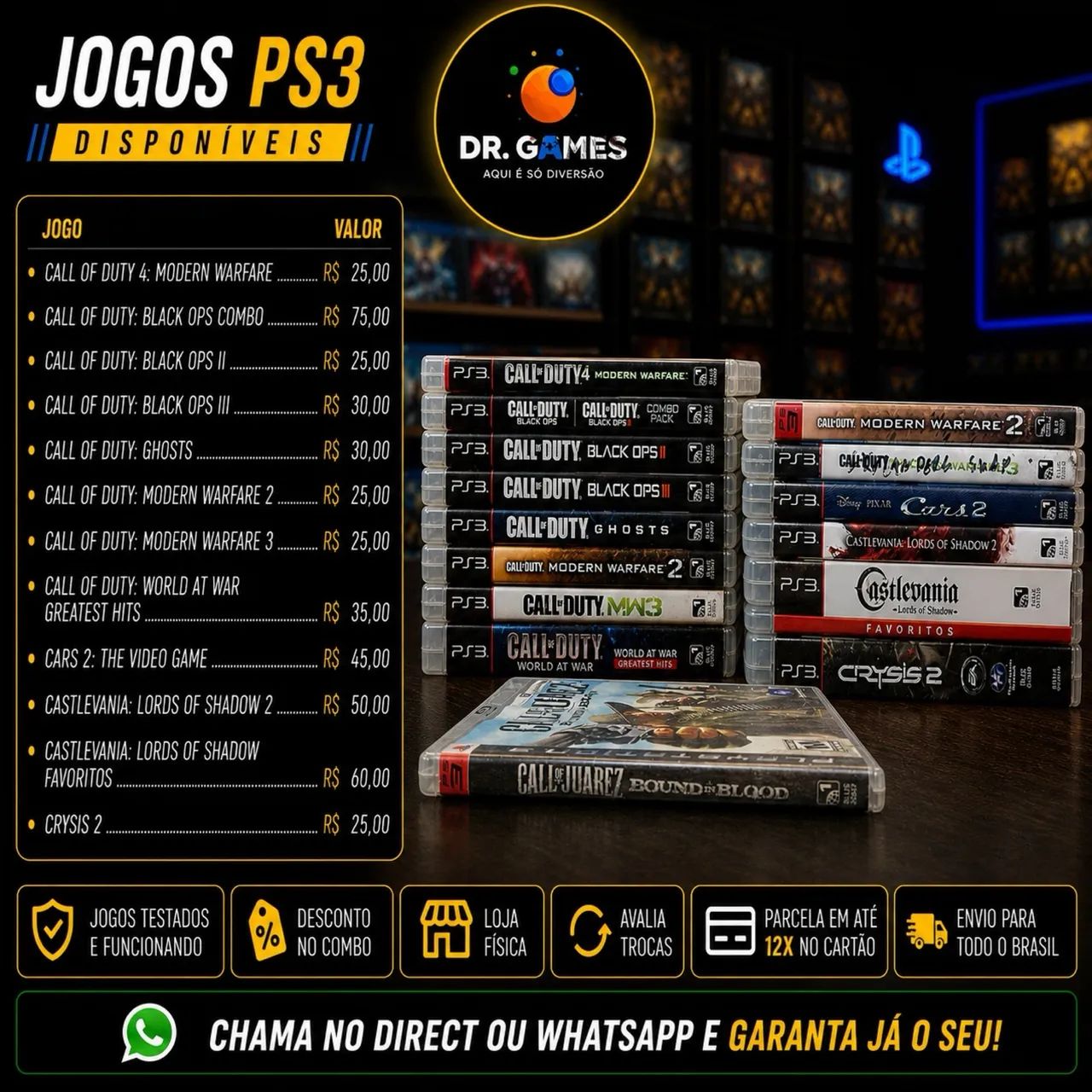 Jogos PS3 - C