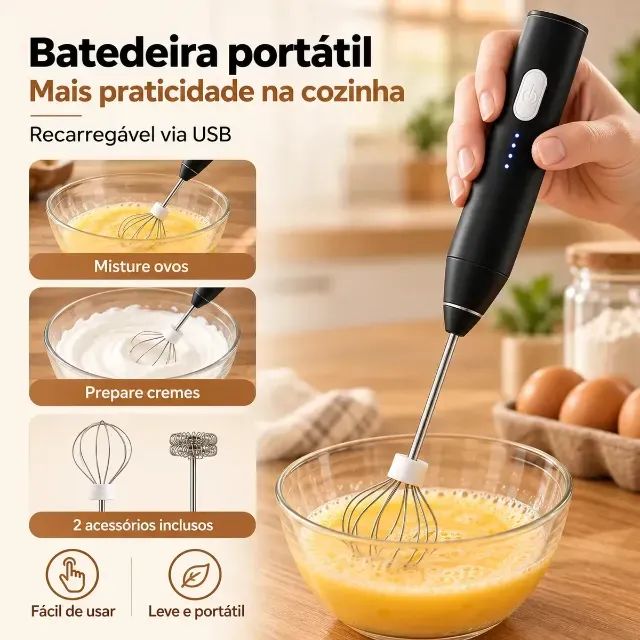 MIXER ELÉTRICO PORTÁTIL