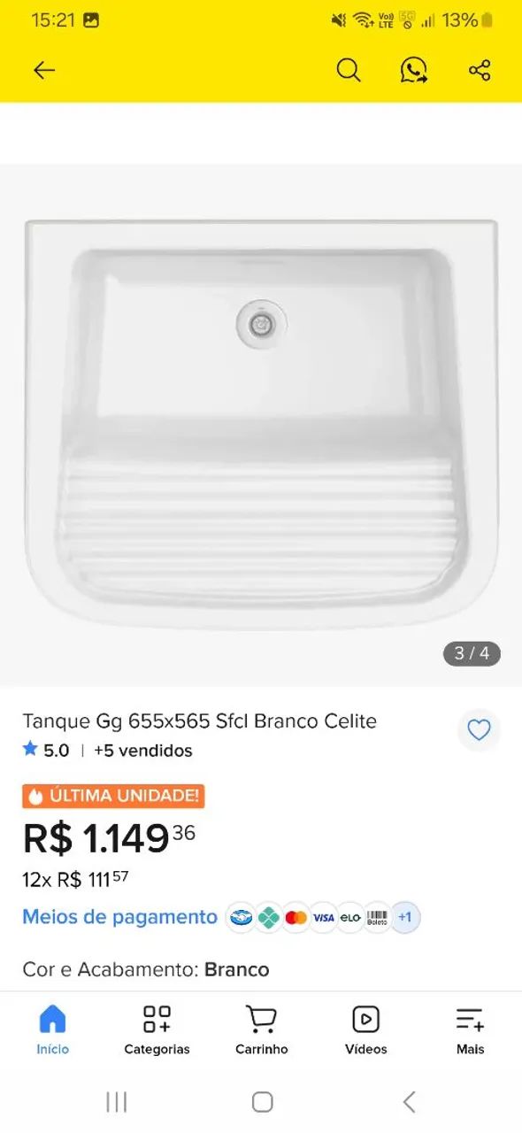 Tanque com coluna cerâmica Celite - Foto 3