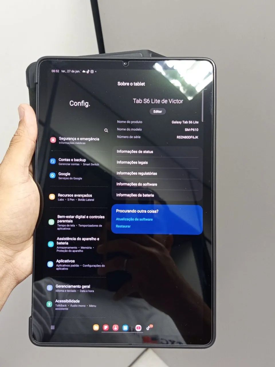 Tablet Galaxy s6 lite  - Foto 2