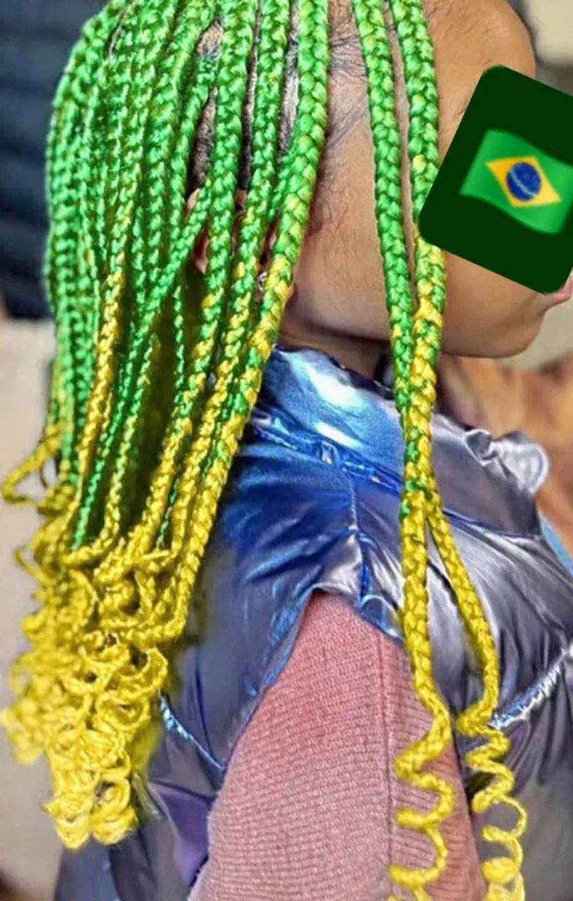 TRANÇAS COLORIDAS: ISSO É COPA DO MUNDO!!! - Foto 5