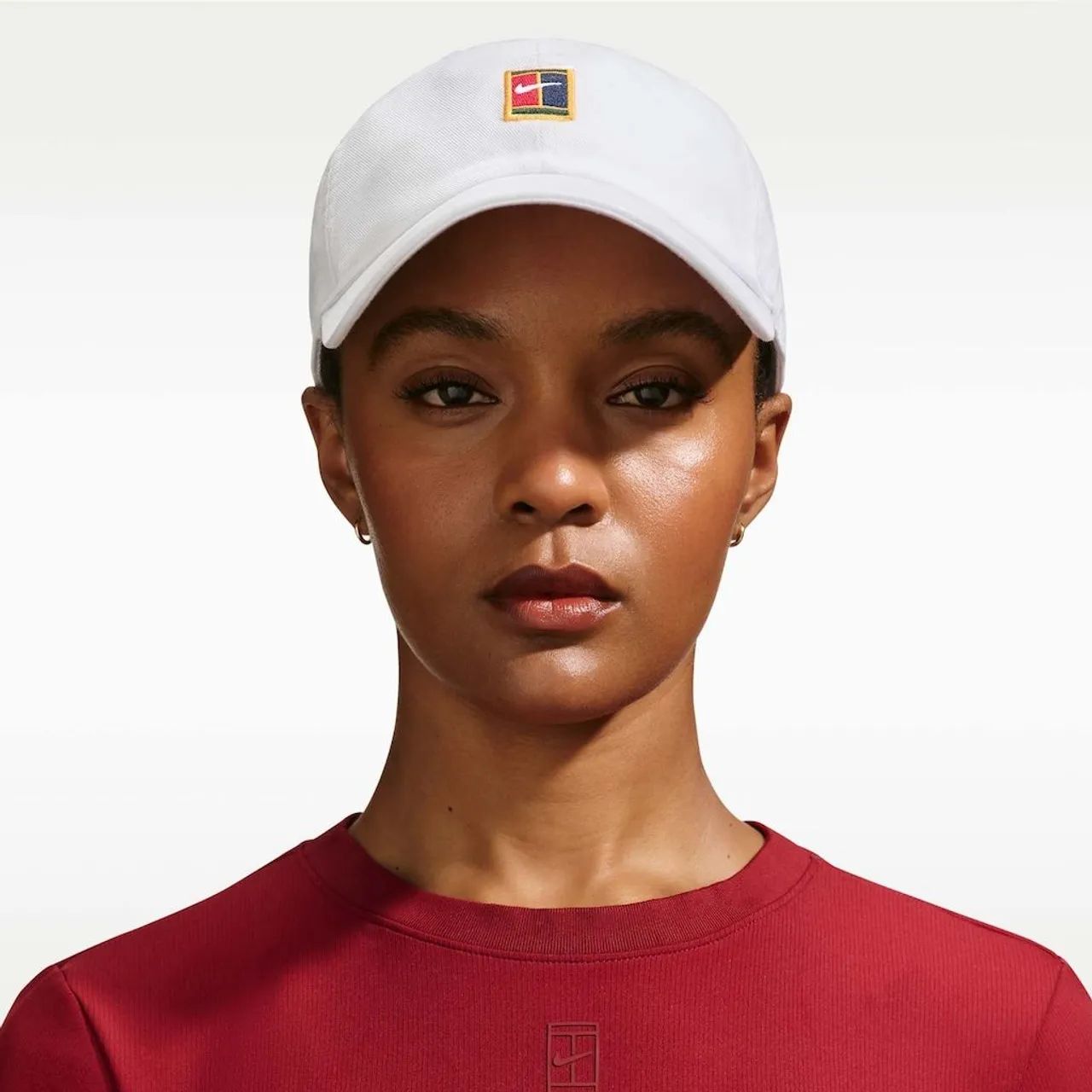 Boné nike Branco com logo bordado  - Foto 3