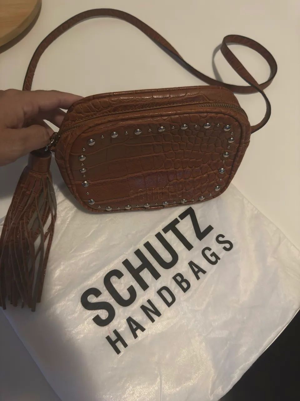 Bolsa Schutz croco