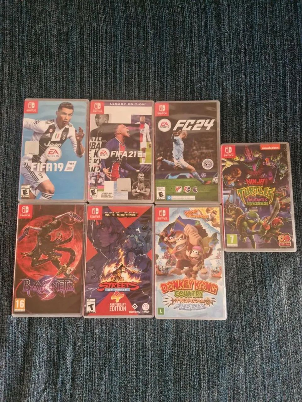 Jogos fisicos nintendo switch
