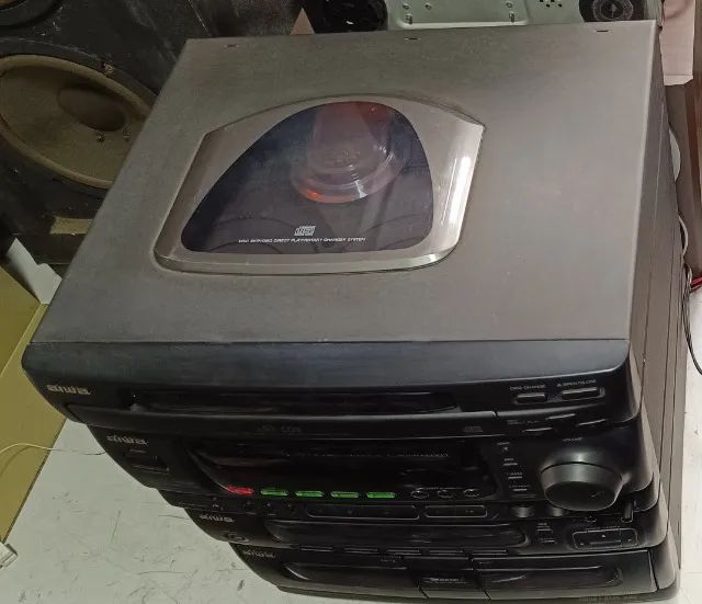 Aiwa Z-1200 Bom Estado Funciona Normal Não Esta Lendo - Foto 5