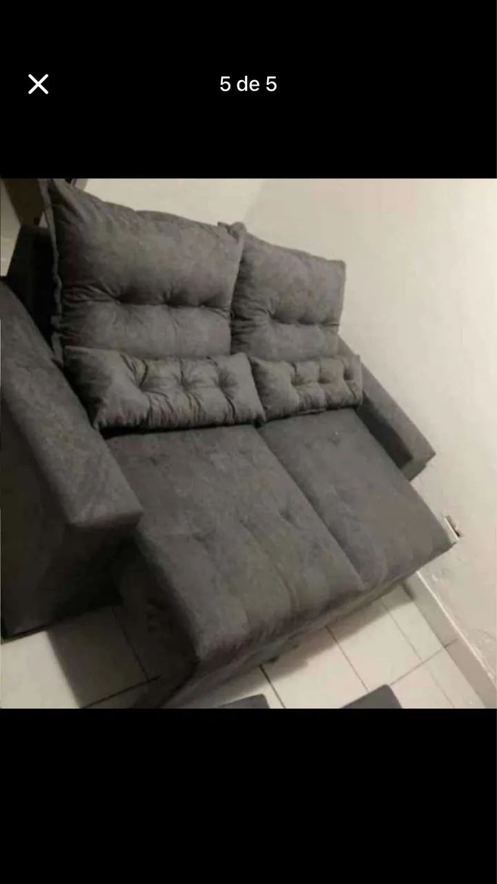 Sofá retrátil 1,80cm da fábrica 
