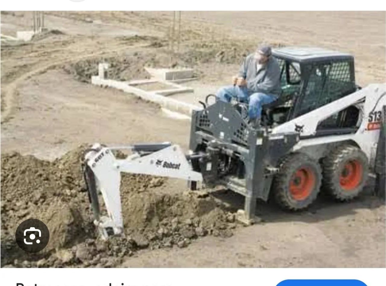 Mini escavadeira, case 410, ótima pra espaço confinado.