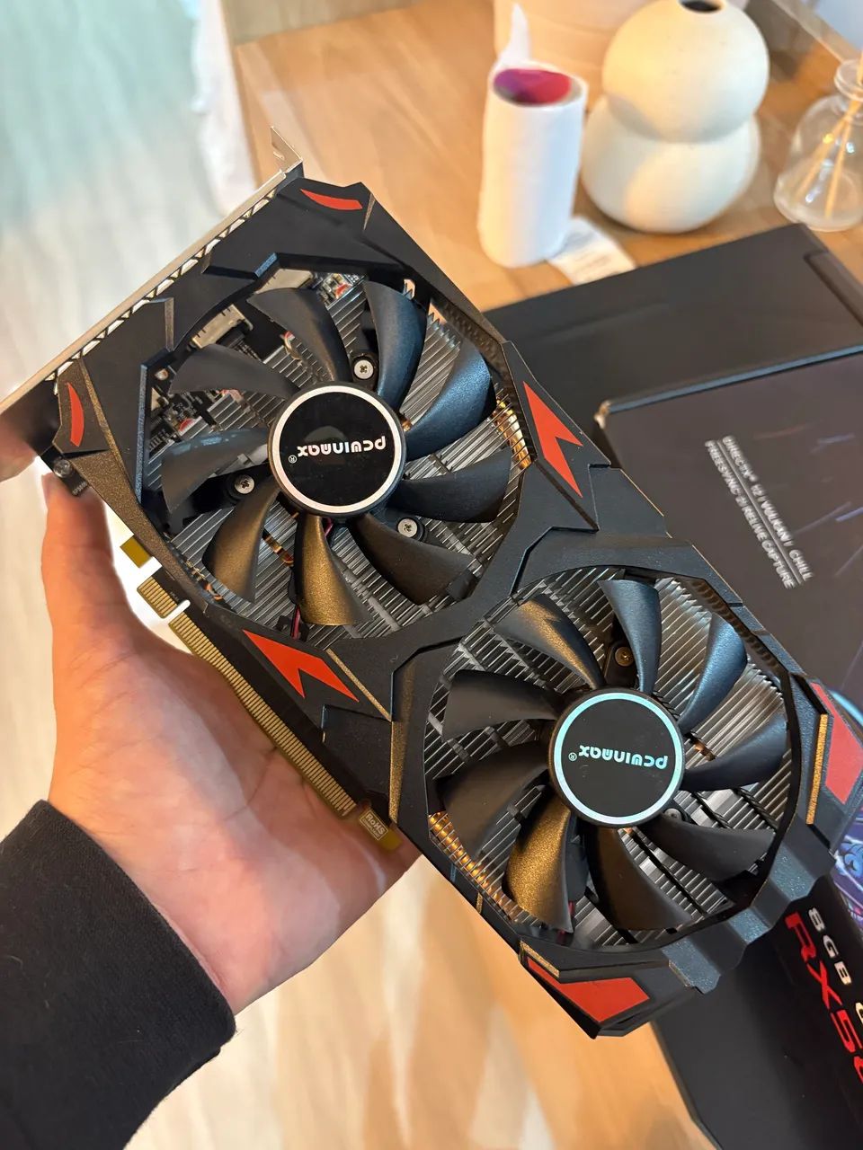 Placa de video Rx580 2048sp Pcwinmax Envio Olx