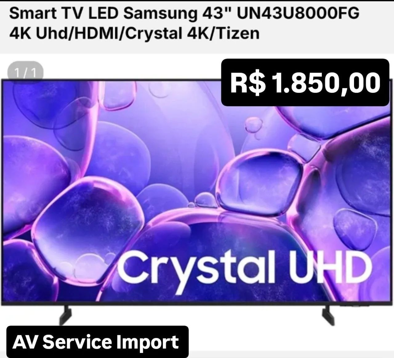 Tv 43 led Samsung - AV Service Import 